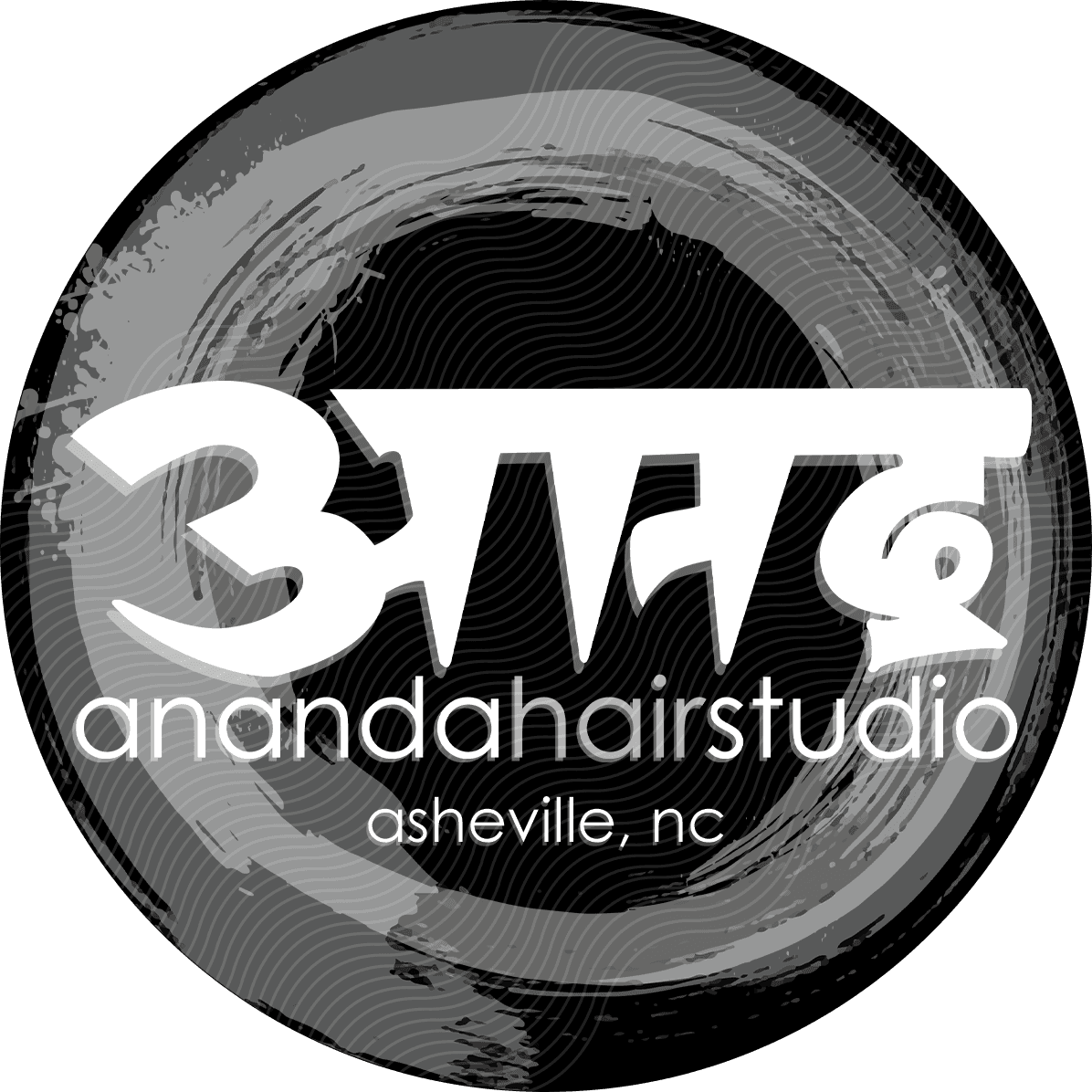 Ananda enso sticker BLACK